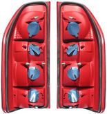 1995-2006 DODGE Sprinter Mercedes Benz Sprinter  Freightliner T1N Tail Lights Light Lamps Pair Red+Clear  421009999 421109999